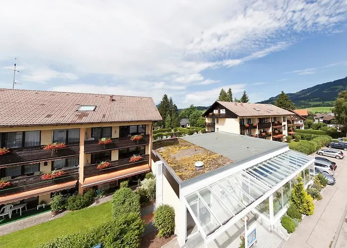 Appartement 2-raum Enzian - Hallenbad & Sauna Fischen im Allgaeu